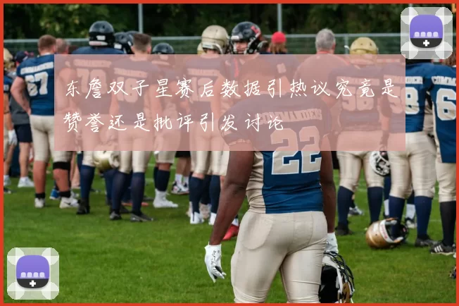 东詹双子星赛后数据引热议究竟是赞誉还是批评引发讨论